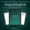 Ångestdagbok — KBT-baserad dagbok mot ångest med 180+ sidor verktyg och reflektion